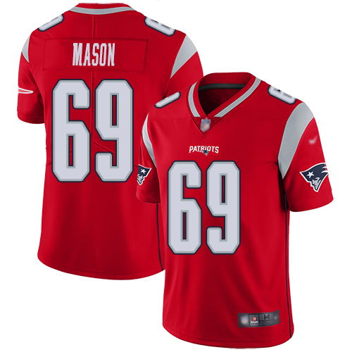 New England Patriots Football #69 Inverted Legend Limited Red Men Shaq Mason NFL Jersey->women nfl jersey->Women Jersey